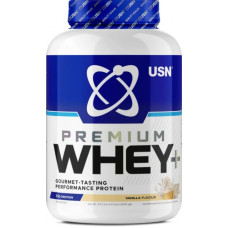 Сироватковий протеїн, смак ванілі, USN Whey+ Premium Protein, 2 кг