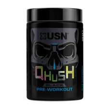 Передтренувальний комплекс USN Qhush Black Pre-Workout, смак синя малина, 220 г
