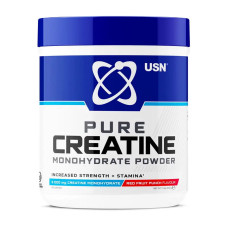 Креатин моногідрат, смак фруктовий пунш, Creatine Monohydrate USN, 500 г