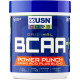 Амінокислоти BCAA+, BCAA Power Punch, USN, веганський порошок, зі смаком мандарину, 400 г