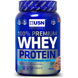 Сироватковий протеїн, преміум, смак шоколаду, USN 100% Premium Whey Protein, 908 г
