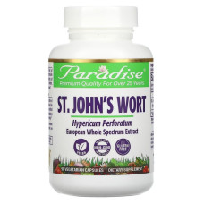 Зверобій, Paradise Herbs Звіробій, 90 капсул