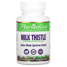 Розторопша (Milk Thistle), Paradise Herbs, 60 капсул