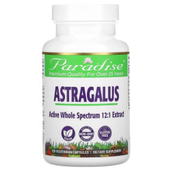 Астрагал 60 капсул, Paradise Herbs, Astragalus