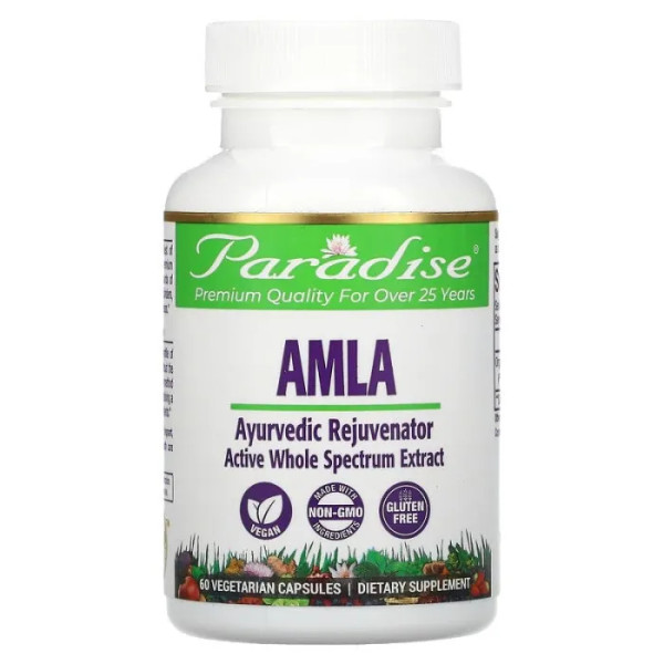 Амла, Amla, Paradise Herbs, 60 кап.
