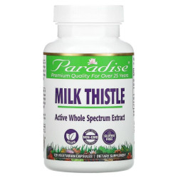 Розторопша (Milk Thistle), Paradise Herbs, 120 капсул
