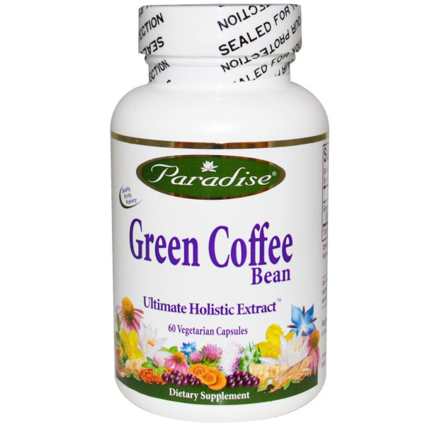 Кава для схуднення, Paradise Herbs, 800 мг, 60 до