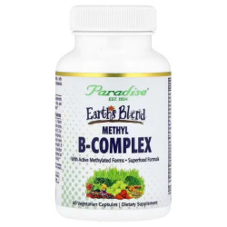 B-комплекс с витамином C, B-Complex with Nature's C Paradise Herbs, 60 вегетарианских капсул