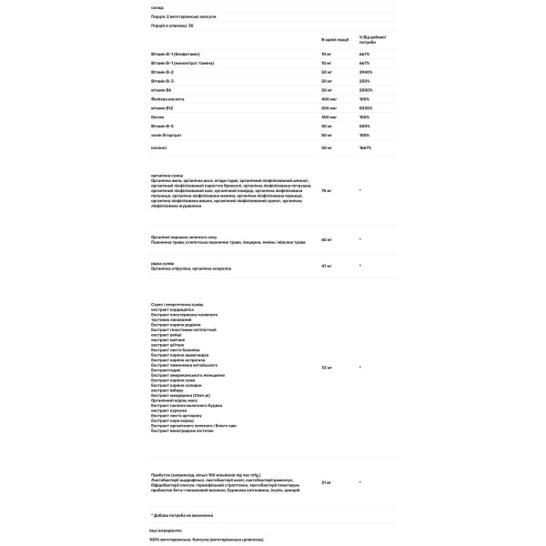 Комплекс вітамінів В з вітаміном С, B-Complex with Nature's C, Paradise Herbs, 60 вегетаріанських капсул