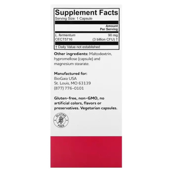 Пробіотик для жінок, підтримка лактації, BioGaia, Mum, BioGaia, 3 мільярди КУО, 30 капсул