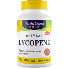 Лікопін 15 мг, Healthy Origins Natural Lycopene, 60 гелевих капсул