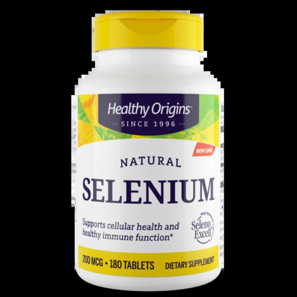 Селен, Seleno Excell, Healthy Origins, 200 мкг, 180 таблеток