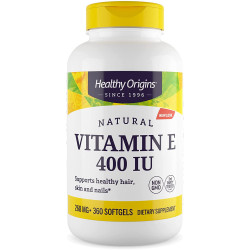 Витамин Е, Healthy Origins Vitamin E, 400 МО, 360 капсул