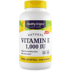 Вітамін Е 1000 МЕ, Healthy Origins Vitamin E, 240 капсул