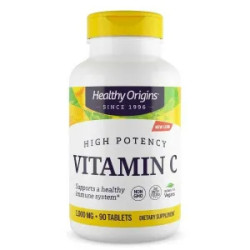 Витамин C 1000 мг, Vitamin C Healthy Origins, 90 таблеток