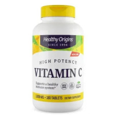 Вітамін C 1000 мг, Vitamin C Healthy Origins, 180 таблеток