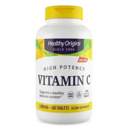 Витамин C 1000 мг, Vitamin C Healthy Origins, 180 таблеток