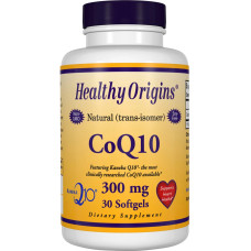 Коэнзим Q10 300 мг, Healthy Origins CoQ10 Kaneka Q10, 30 гелевых капсул
