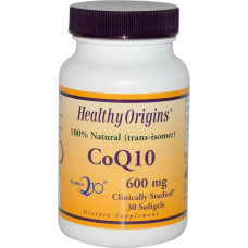 Коензим Q10, Healthy Origins Kaneka Q10 (CoQ10), 600 мг, 30 капсул