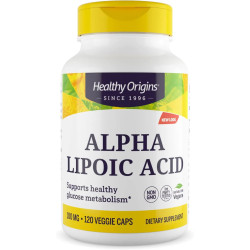 Альфа-ліпоева кислота 100 мг, Healthy Origins Alpha Lipoic Acid, 120 капсул
