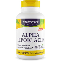 Альфа-ліпоева кислота 300 мг, Healthy Origins Alpha Lipoic Acid, 150 капсул