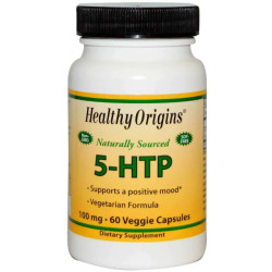 5-гідроксиль L-триптофан (5-НТР), Healthy Origins 5-Hydroxy L-Tryptophan, 100 мг, 60 капсул
