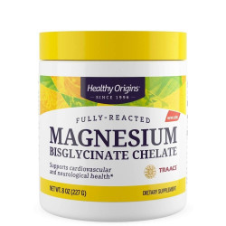 Магній хелат бісгліцинат, Healthy Origins Magnesium, 227 грам