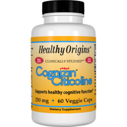 Когніцин цитиколін, Healthy Origins Cognizin Citicolinee, 250 мг, 60 капсул