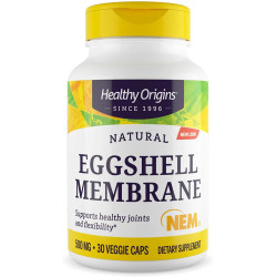 Яичная скорлупа 500 мг, Healthy Origins Eggshell Membrane, 30 капсул