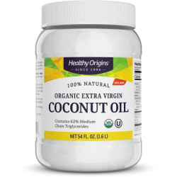 Кокосова олія органічна, Healthy Origins Coconut Oil, 1530 г