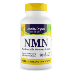 Никотинамид мононуклеотид NMN 300 мг, Healthy Origins Nicotinamide Mononucleotide NMN, 120 вегетарианских капсул