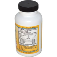 Олія криля 1000 мг, смак ваніль, Krill Oil Healthy Origins, 120 капсул