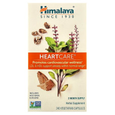Турбота про серце, Himalaya HeartCare, 240 вегетаріанських капсул