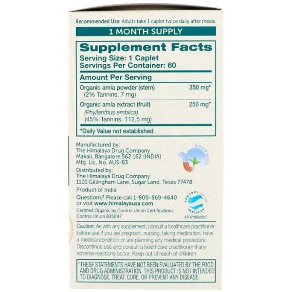 Амла, Amla, Himalaya, 60 капає