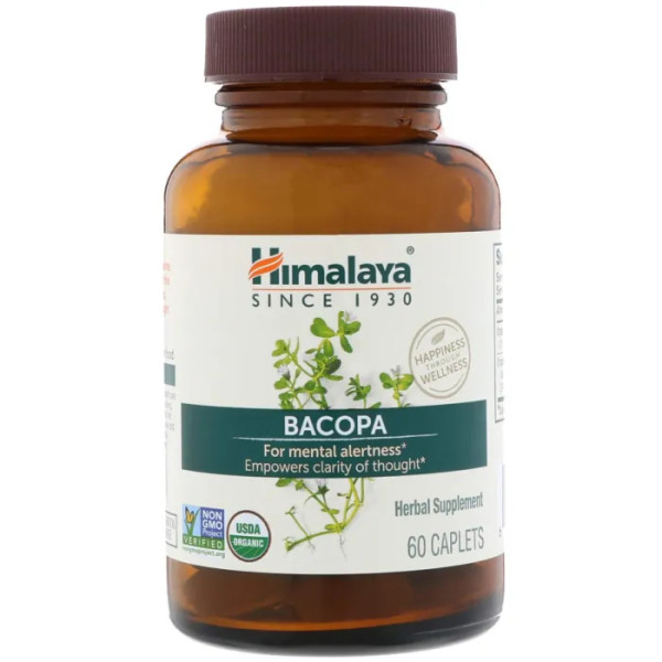 Бакопа, Bacopa, Himalaya, 60 каплет