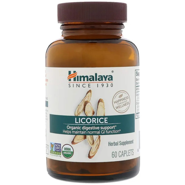 Корінь солодки, Licorice, Himalaya, 60 капає