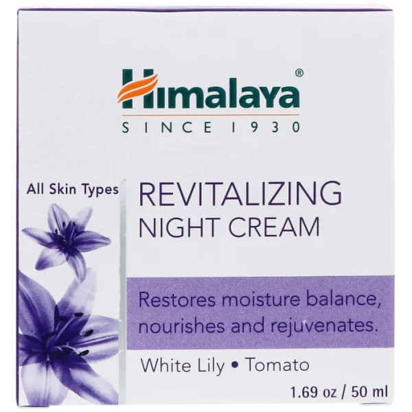Нічний крем, Revitalizing Night Cream, Himalaya, 50 мл