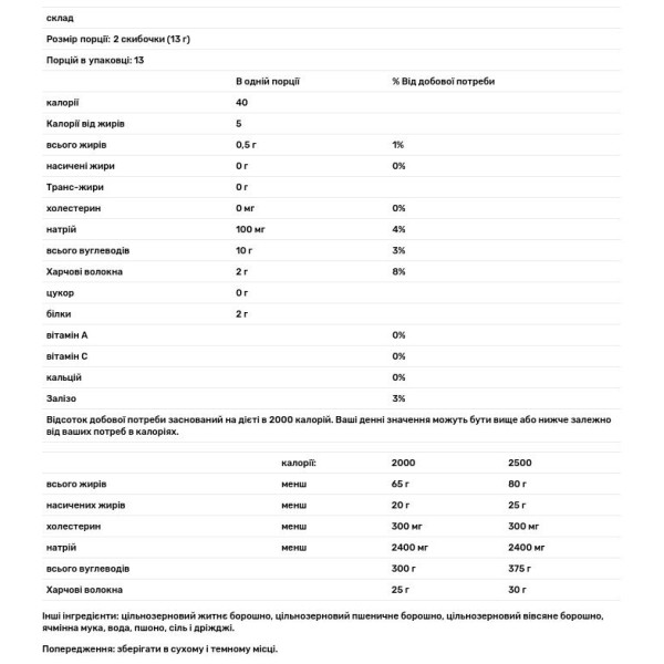 Мультизлакові хрусткі хлібці, Multigrain Sourdough Rye Thins, Finn Crisp, із житньої закваски, 175 г.