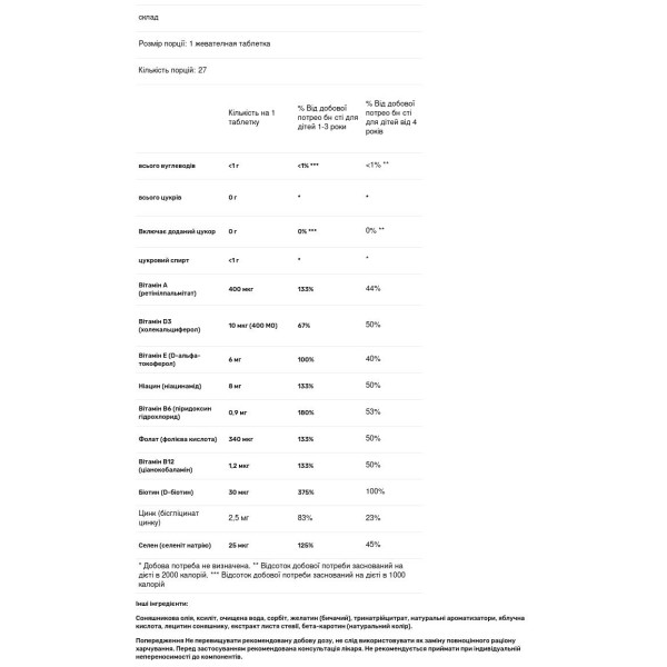 Мультивітаміни, Multi Vitamin SoftMelts, ChildLife, натуральний апельсиновий смак, 27 таблеток