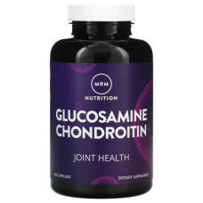 Глюкозамін та хондроїтин 1500/1200 мг, Glucosamine Chondroitin MRM, 180 капсул