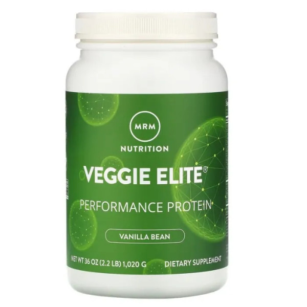 Вегетаріанський протеїн еліт, (Veggie Elite Protein), ваніль, MRM, 1.020г