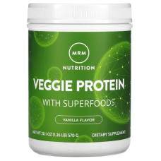 Протеїновий комплекс для веганів, смак ваніль, MRM Veggie Protein, 570 г
