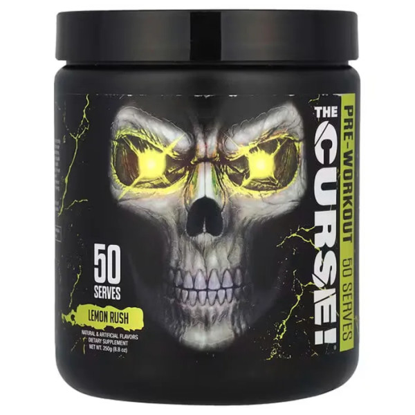 Передтренувальний комплекс, The Curse!® Pre-Workout, JNX Sports, лимон, 250 г