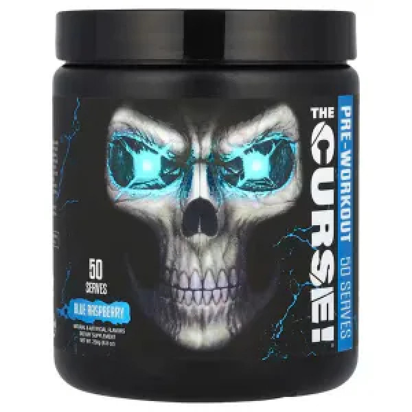 Передтренувальний комплекс, The Curse! Pre-Workout, JNX Sports, блакитна малина, 250 г