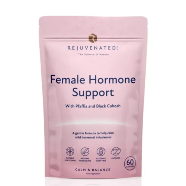 Підтримка жіночих гормонів, Female Hormone Support, Rejuvenated, 60 капсул