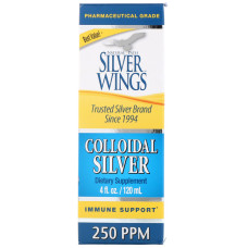 Колоїдне срібло, Natural Path Silver Wings, Колоїдне срібло, 250 PPM, 120 мл.