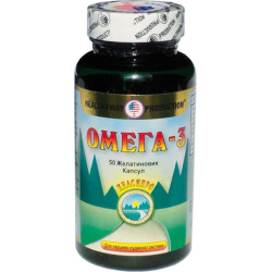 Омега 3, Healthyway Production Inc Omega-3, 50 желатинових капсул