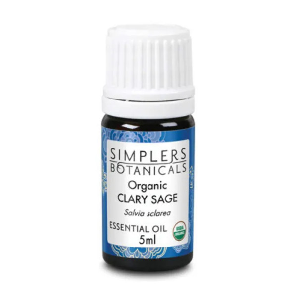 Ефірна олія шавлії, Organic Clary Sag, Simplers Botanicals, 5 мл