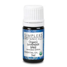 Ефірна олія лаванди, Organic Lavender Spike Simplers Botanicals, 5 мл