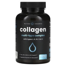 Колаген, Collagen NutraChamps, 90 капсул